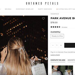 PARK AVENUE CRYSTAL BOW from Untamed Petals